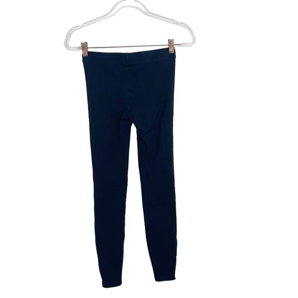 Madewell Leggings Black XSmall XS Skinny Knit Womens Cotton Blend Casual - Picture 1 of 8